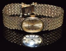 Bueche Girod 9ct gold watch, 31.6g