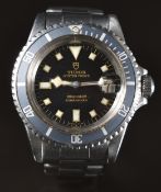 Tudor Oyster Prince Submariner 'Snowflake' gentleman's wristwatch ref. 7021/0 with date aperture,