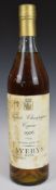 Averys Grande Champagne Cognac 1906 vintage, bottled in June 1974, 65% proof