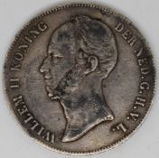 Netherlands Willem II 1848 2½ Gulden