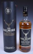 The Dalmore Single Highland Malt 12 year old Scotch Whisky, in presentation tube, 75cl, 40%vol