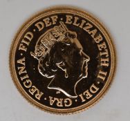 Elizabeth II 2017 gold full sovereign