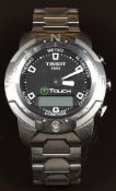 Tissot T-Touch gentleman's touch screen wristwatch ref. Z251/351-1 with thermometer, alarm, compass,