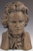 A large bust of Beethoven, H39cm