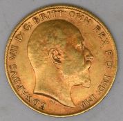 Edward VII 1910 gold half sovereign