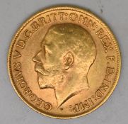 George V 1911 gold full sovereign
