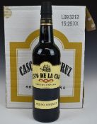 Six Pedro Ximenez Casco De La Cruz sherry, 75cl, 15% vol