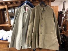 Two gent's light weight jackets.