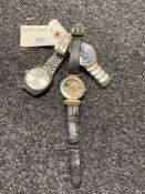 A Sekonda gent's 25-Jewel automatic day/date wristwatch, on stainless steel bracelet strap,