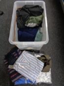 A quantity of new and un-used clothing including shirts,