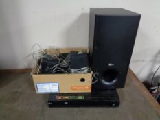 An LG DVD surround sound system