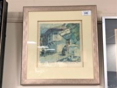 Peter Nikolou : Karlowo, oil on board, signed with initials and dated '93,