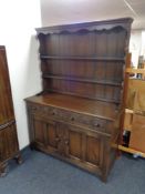 An oak welsh dresser