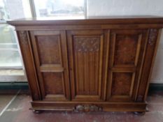 An early twentieth century oak sideboard CONDITION REPORT: 175cm long by 48cm deep