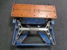 A folding work bench