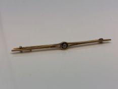 A 14ct gold antique diamond brooch