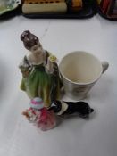 A Royal Doulton figure -Fleur HN 2368 together with My First Figurine,