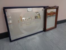 A Twentieth Century Advertising Mirror - 