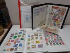 A quantity of stamps in albums,