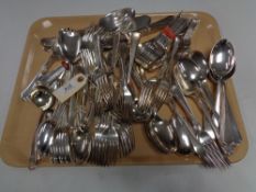 A large quantity of silver plated cutlery, all by Walker & Hall, pattern various.