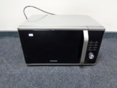 A Samsung microwave oven