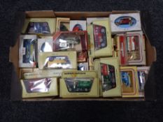 A box of die cast model vehicles, day's gone,
