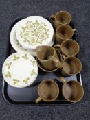 A twenty-one piece Maidstone J&G Meakin coffee set