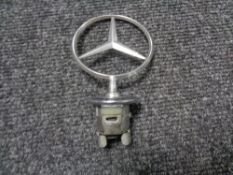 A vintage motor car badge - Mercedes Benz