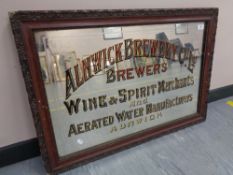 A Twentieth Century Advertising Pub Mirror - 
