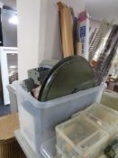 A box of 00 gauge railway track,