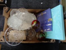 A box of glass and crystal,