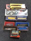 A tray of die cast model vehicles,