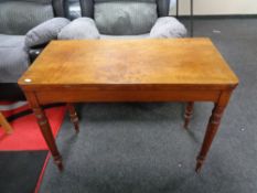 A nineteenth century mahogany tea table