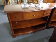 A Willis and Gambier three drawer bookcase CONDITION REPORT: This is in as new