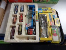 A quantity of die cast model vehicles toy include Corgi gift set 8 Lions of Longleat together with
