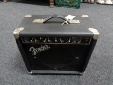 A Fender front man guitar amplifier