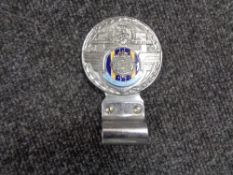 A vintage motor car badge - Royal Army service corp