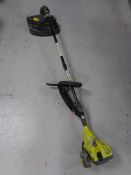 A Ryobi petrol strimmer