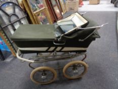 A mid 20th century Scandia doll's pram