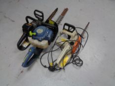 A Stihl E14 electric chain saw,