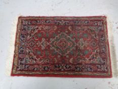 An eastern rug,