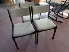 A set of six Danish Hoffer dining chairs