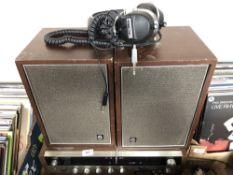 An Onkyo four channel surround stereo receiver,