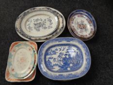 A quantity of antique ashettes,