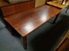 A Sheesham wood coffee table