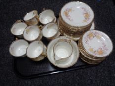 A thirty nine piece Victorian china tea service