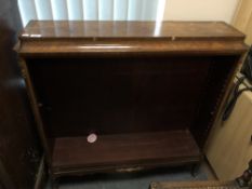 A French inlaid kingwood bookcase with ormolu mounts