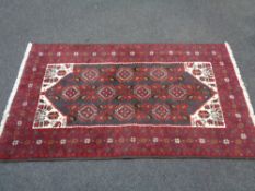 An Afghan rug,