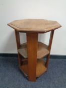 An Edwardian octagonal occasional table