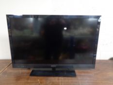 A Sony Bravia 37 inch LCD TV with remote and a Alba 22 inch LCD TV/DVD with remote